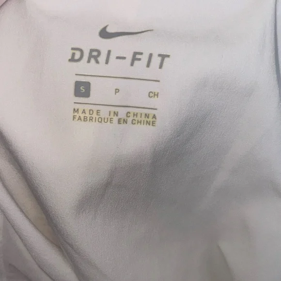 Nike White Pullover Half Quarter Zip Hooded Windbreaker - Picture 4 of 5